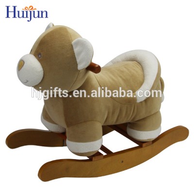 Fast Delivery Rocking Horse Toy Bear Rocking Toy From China Kids Plush Toy