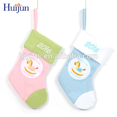 Nice-looking personalised hanging decoration kid gift Christmas stocking