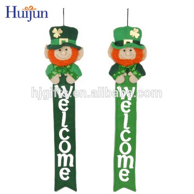 Saint Patrick Day Fleece Leprechaun Decoration Festival Hanging Decoration